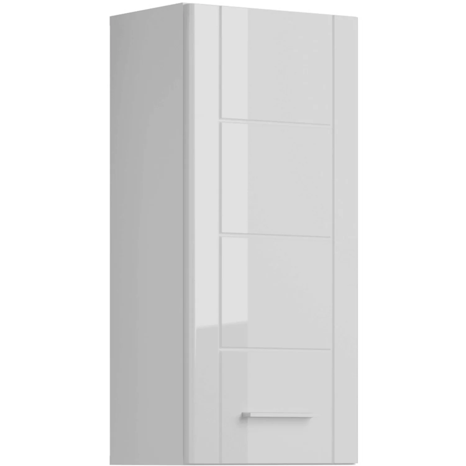 xonox.home Hängeschrank in Weiß Hochglanz - 37x77x22cm (BxHxT) günstig online kaufen