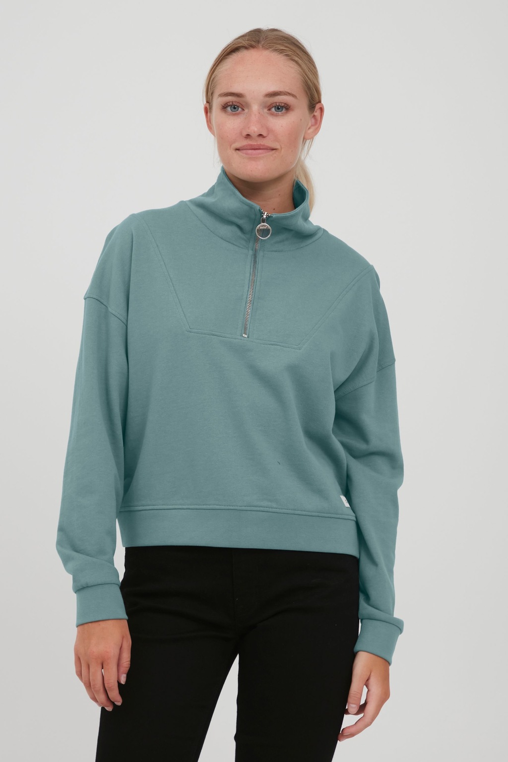 OXMO Troyer OXGrethe Sweatpullover mit Stehkragen / Troyer günstig online kaufen