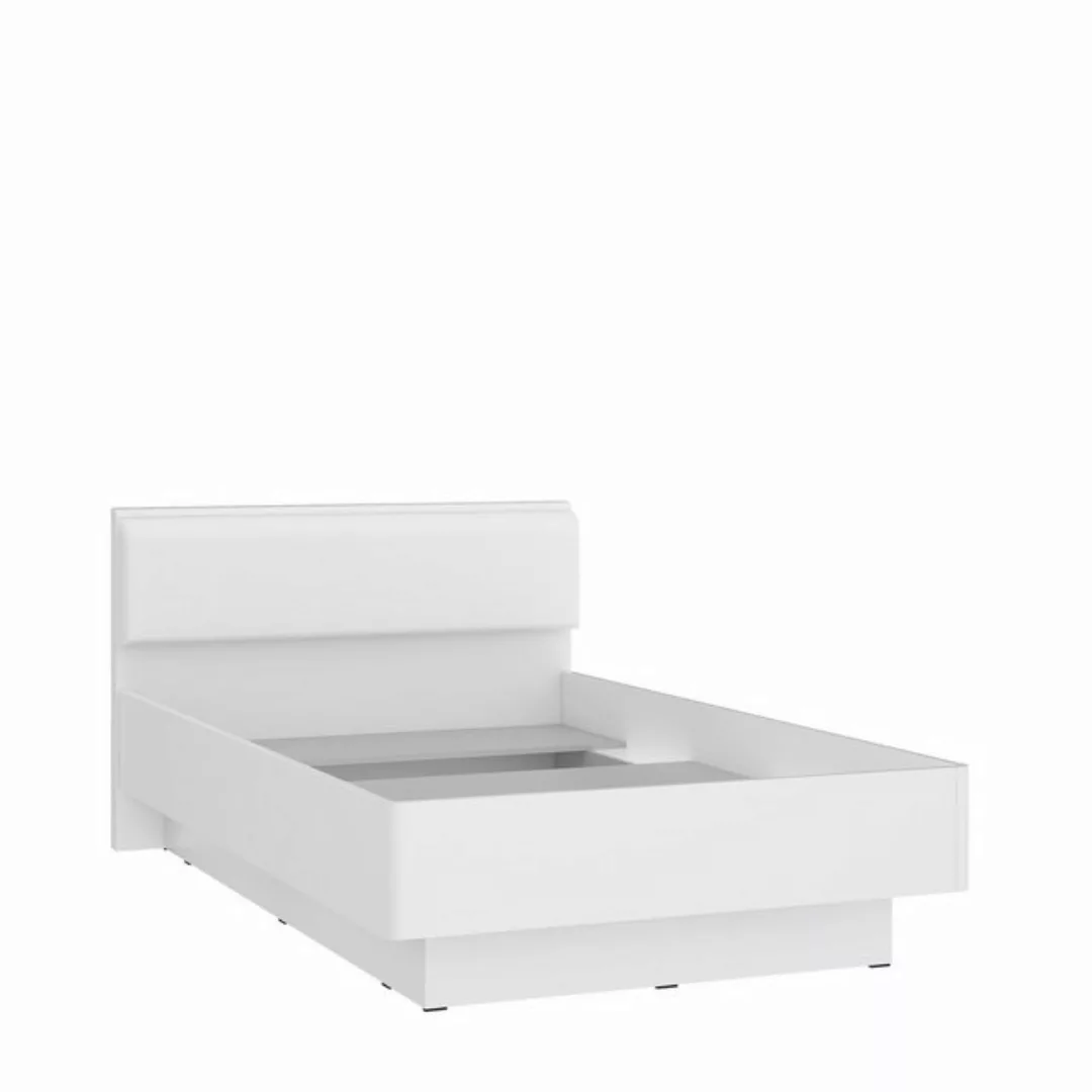 freiraum Bett SNOW, mit Kopfteil, in weiß, Innenmaß 120x200cm - 126,2x87,7x günstig online kaufen