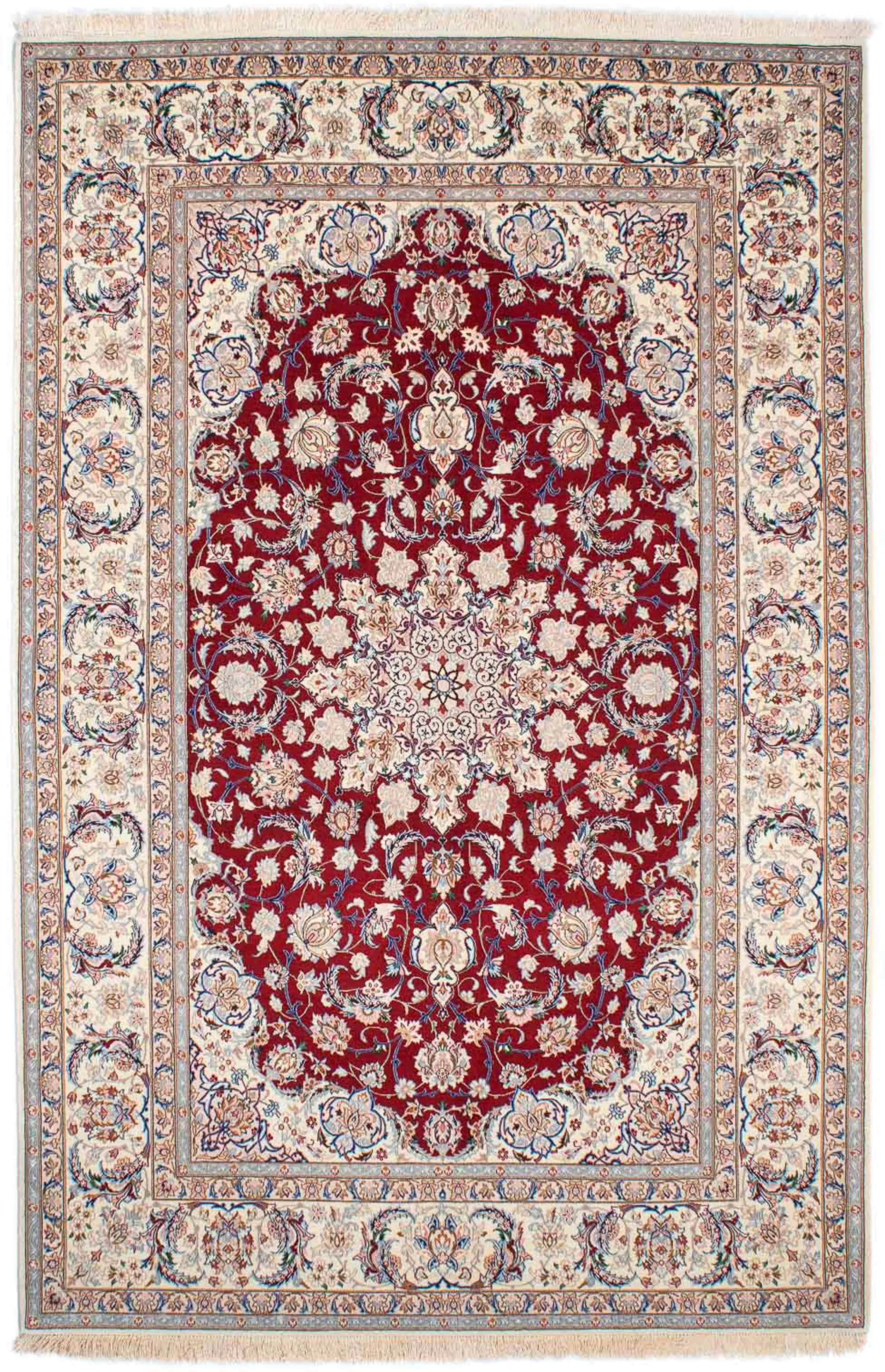 morgenland Orientteppich »Perser - Isfahan - Premium - 243 x 157 cm - rot«, günstig online kaufen