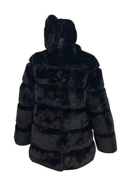 GINI LONDON Outdoorjacke Gini Horizontal Cut Fur Hooded Gini Horizontal ges günstig online kaufen