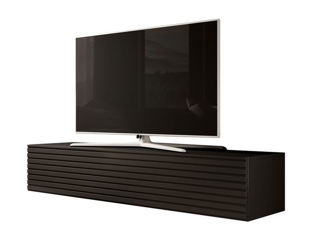 Furnix TV-Schrank Lowboard ZALVO 160 cm Fernsehschrank stehend/hängend Lame günstig online kaufen