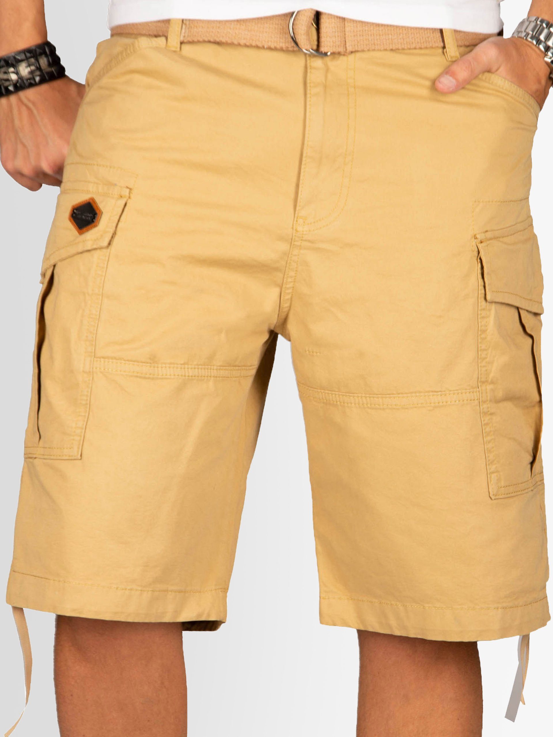 Alessandro Salvarini Cargoshorts "ASLeon", inklusive passendem Gürtel günstig online kaufen