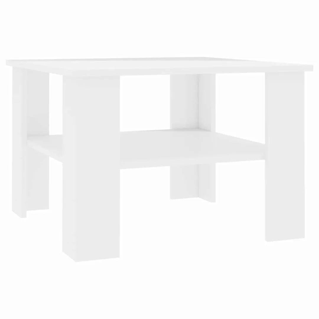 Couchtisch Hochglanz-weiß 60ã60ã42 Cm Spanplatte günstig online kaufen