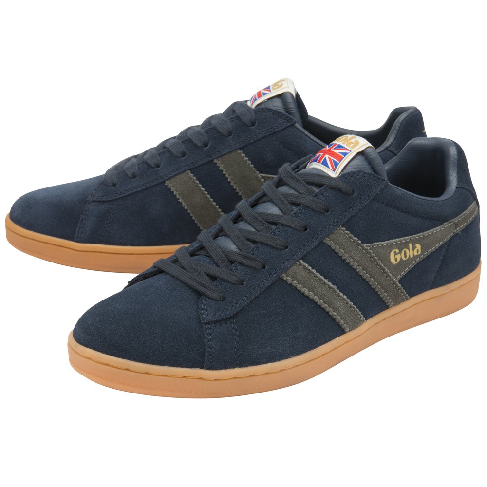 Gola Equipe Suede Turnschuhe EU 41 Blue Marine / Grey / Brown Light günstig online kaufen