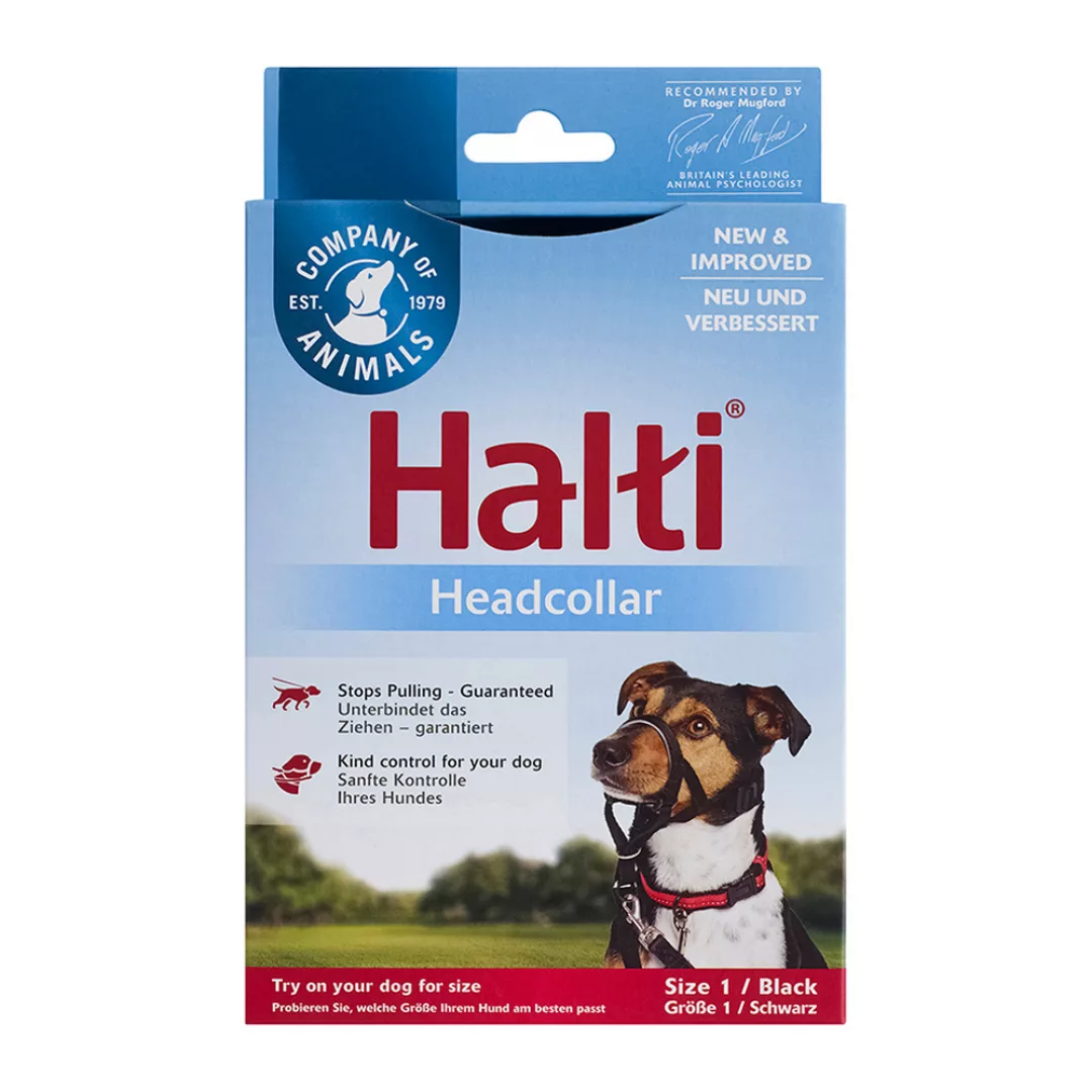 Dressurhalsband Für Hunde Company Of Animals Halti Schwarz Maulkorb (31-40 günstig online kaufen
