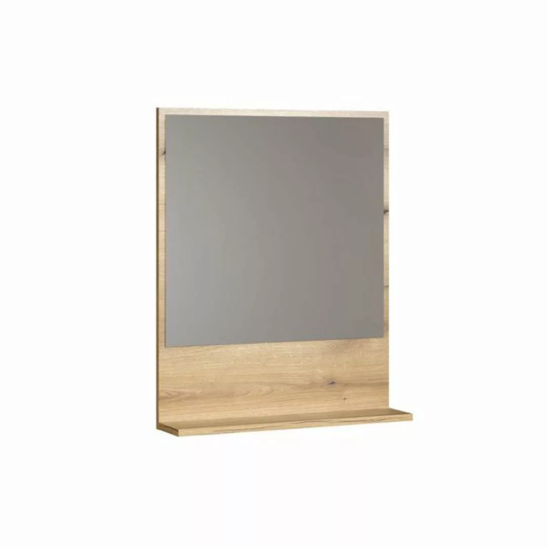 ebuy24 Badezimmerspiegelschrank PureBliss Bad Spiegel 60cm mit Ablage Eiche günstig online kaufen