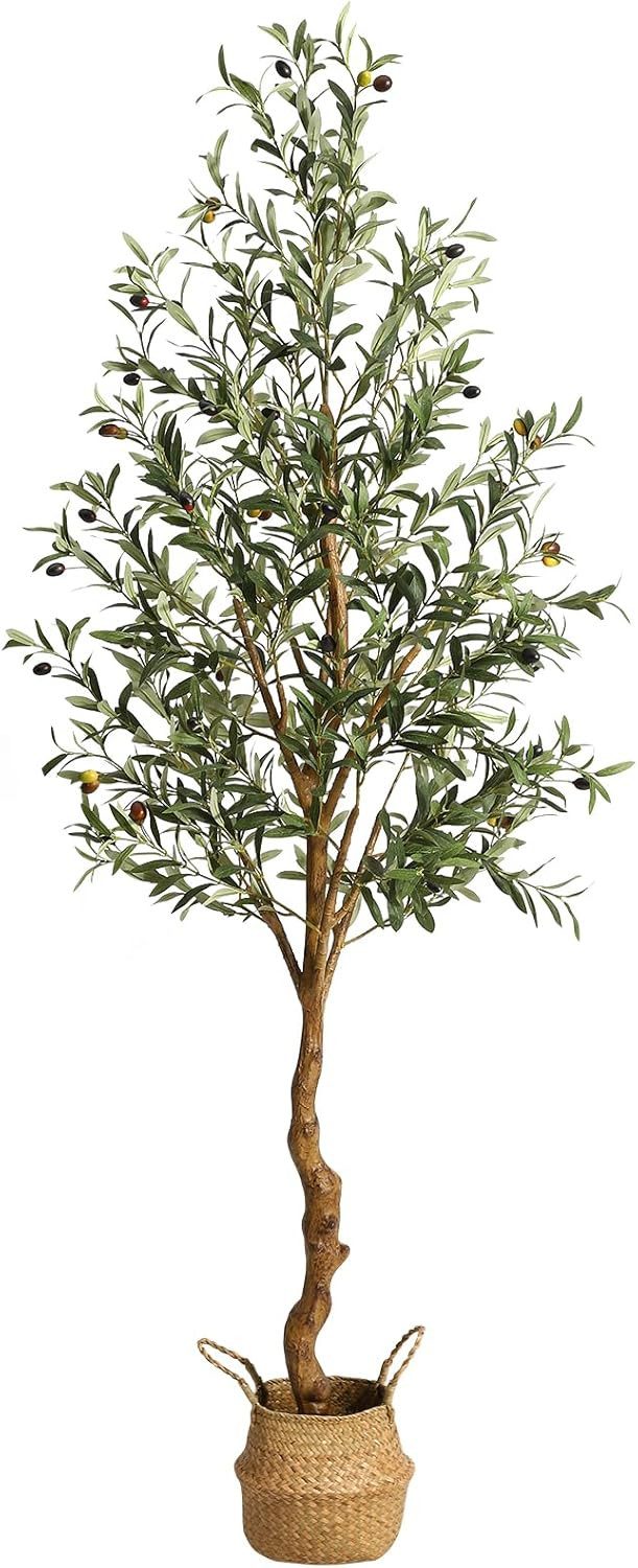 Kunstbaum Künstlicher Olivenbaum,mit mit Korb,Seidenblätter für günstig online kaufen