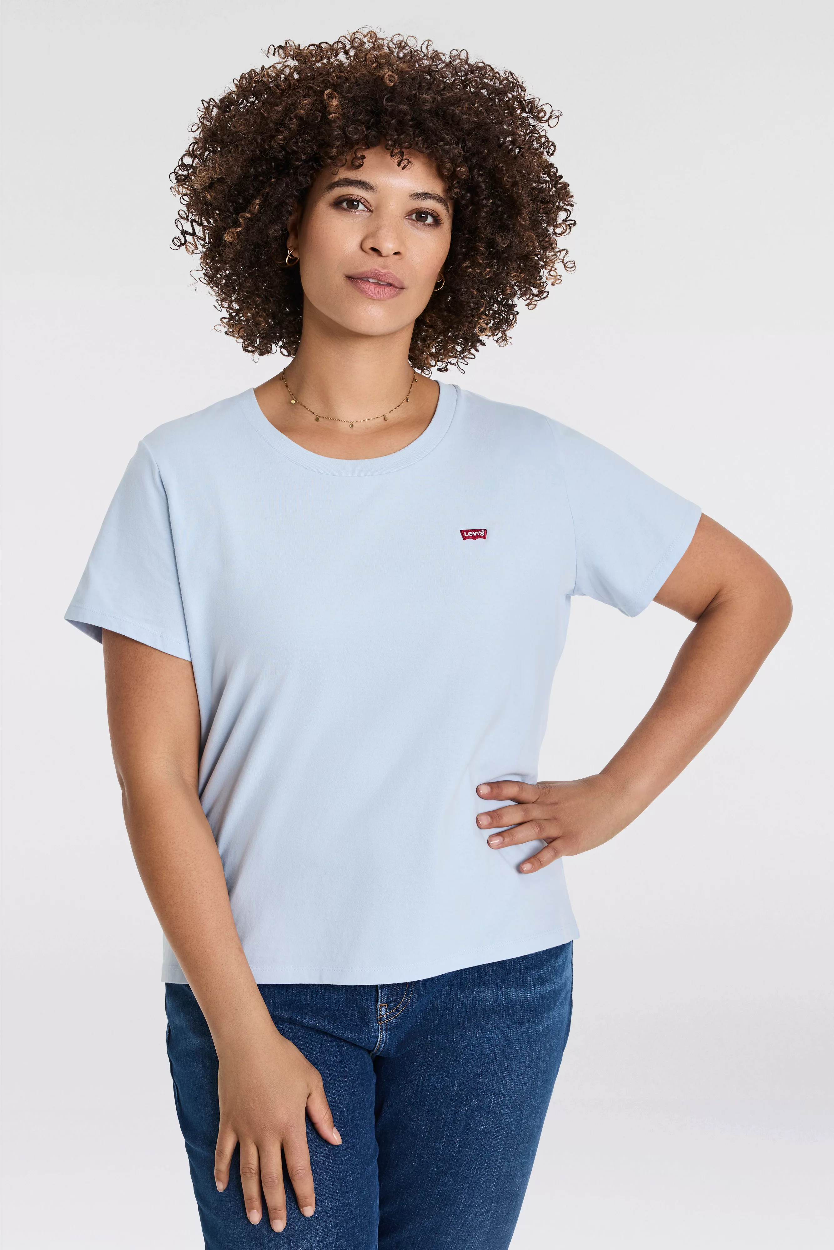 Levis Plus T-Shirt "PL THE PERFECT", mit Logo-Stickerei günstig online kaufen