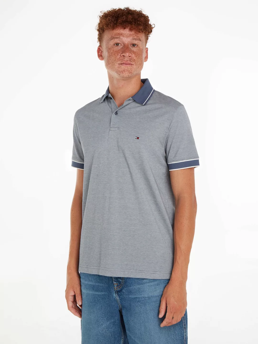 Tommy Hilfiger Poloshirt "MONOTYPE OXFORD COLLAR REG POLO" günstig online kaufen