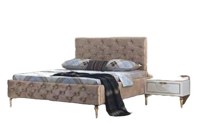 JVmoebel Bett, Chesterfield Bett Polster Design Luxus Doppel Hotel Betten günstig online kaufen