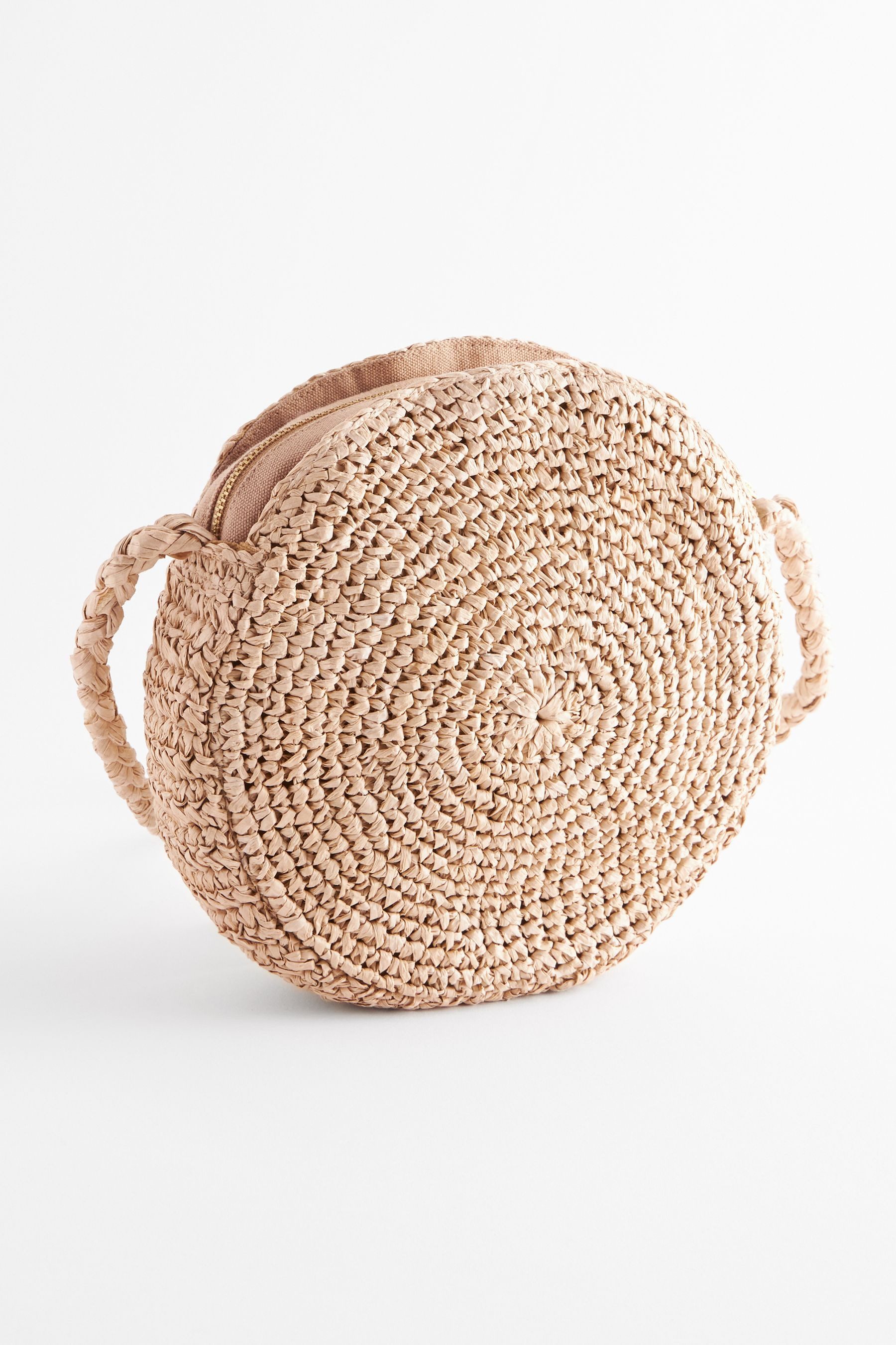 Next Umhängetasche Runde Umhängetasche aus Raffia günstig online kaufen