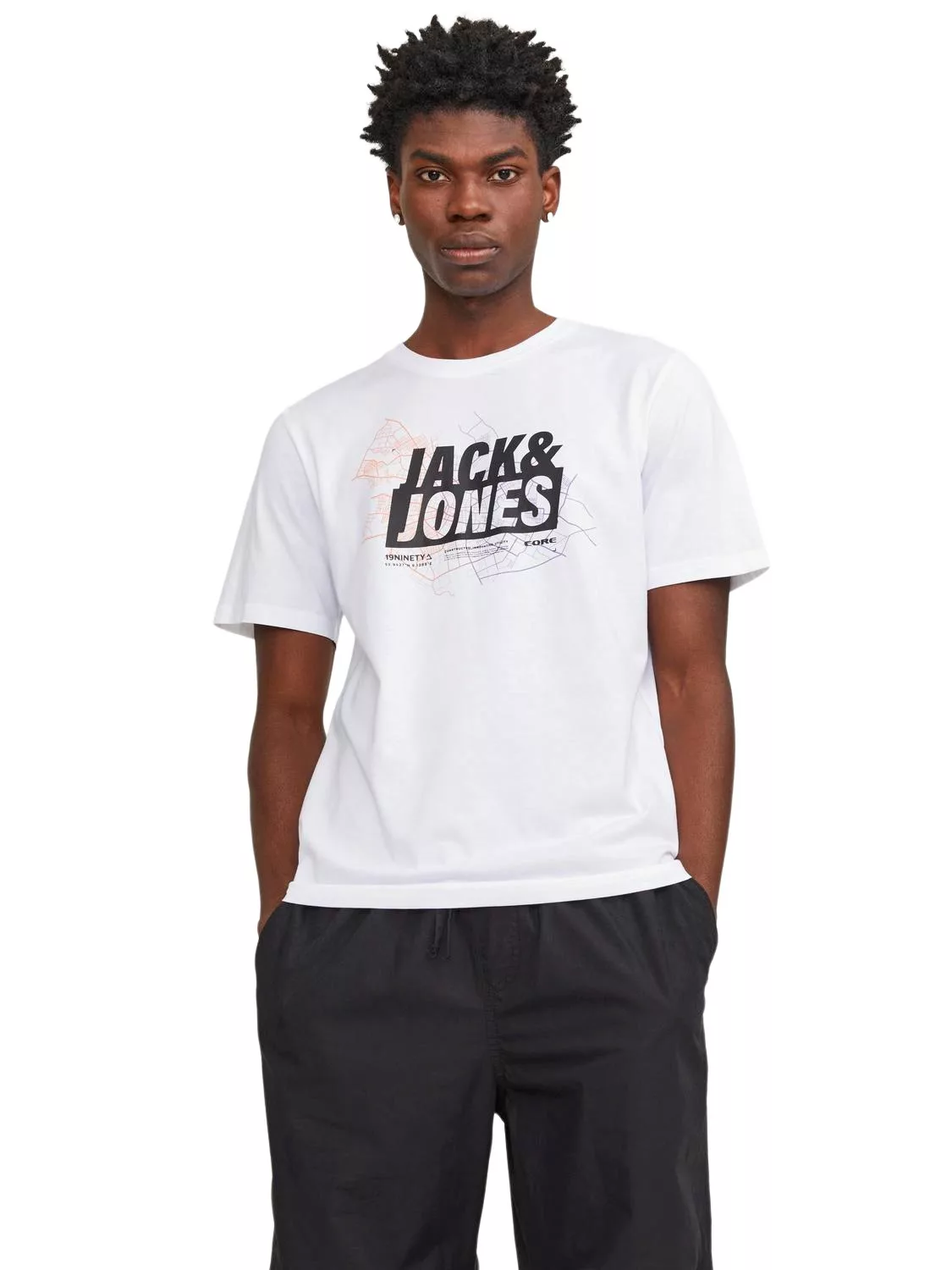 Jack & Jones Herren Rundhals T-Shirt JCOMAP LOGO - Regular Fit günstig online kaufen