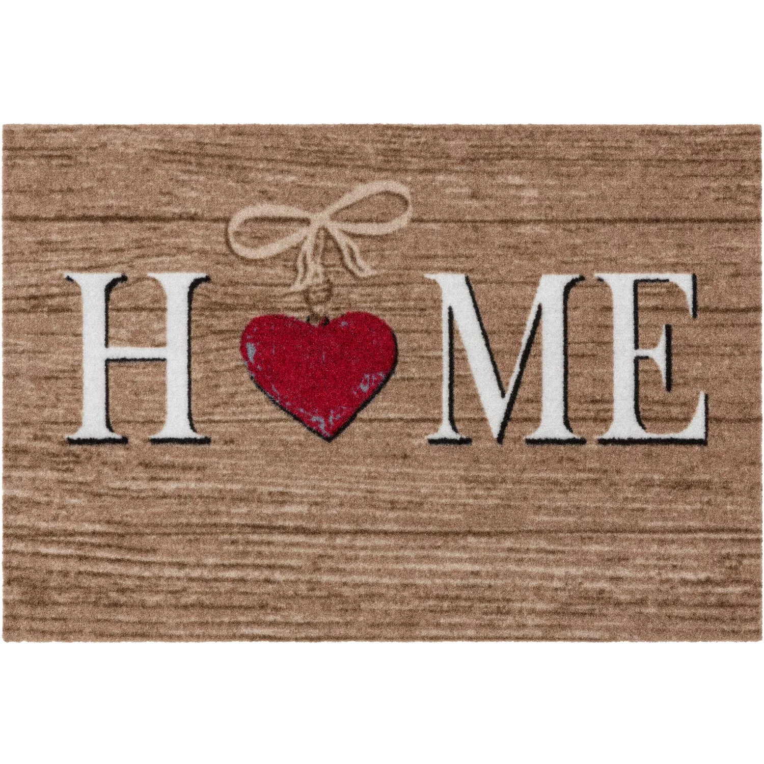 Astra Sauberlaufmatte Homelike 40 x 60 cm Holz Herz Home beige günstig online kaufen