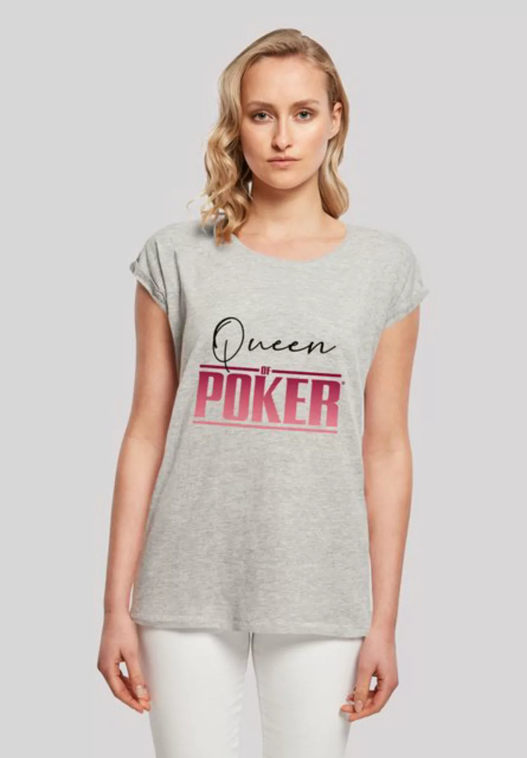 F4NT4STIC T-Shirt Queen of Poker Print günstig online kaufen