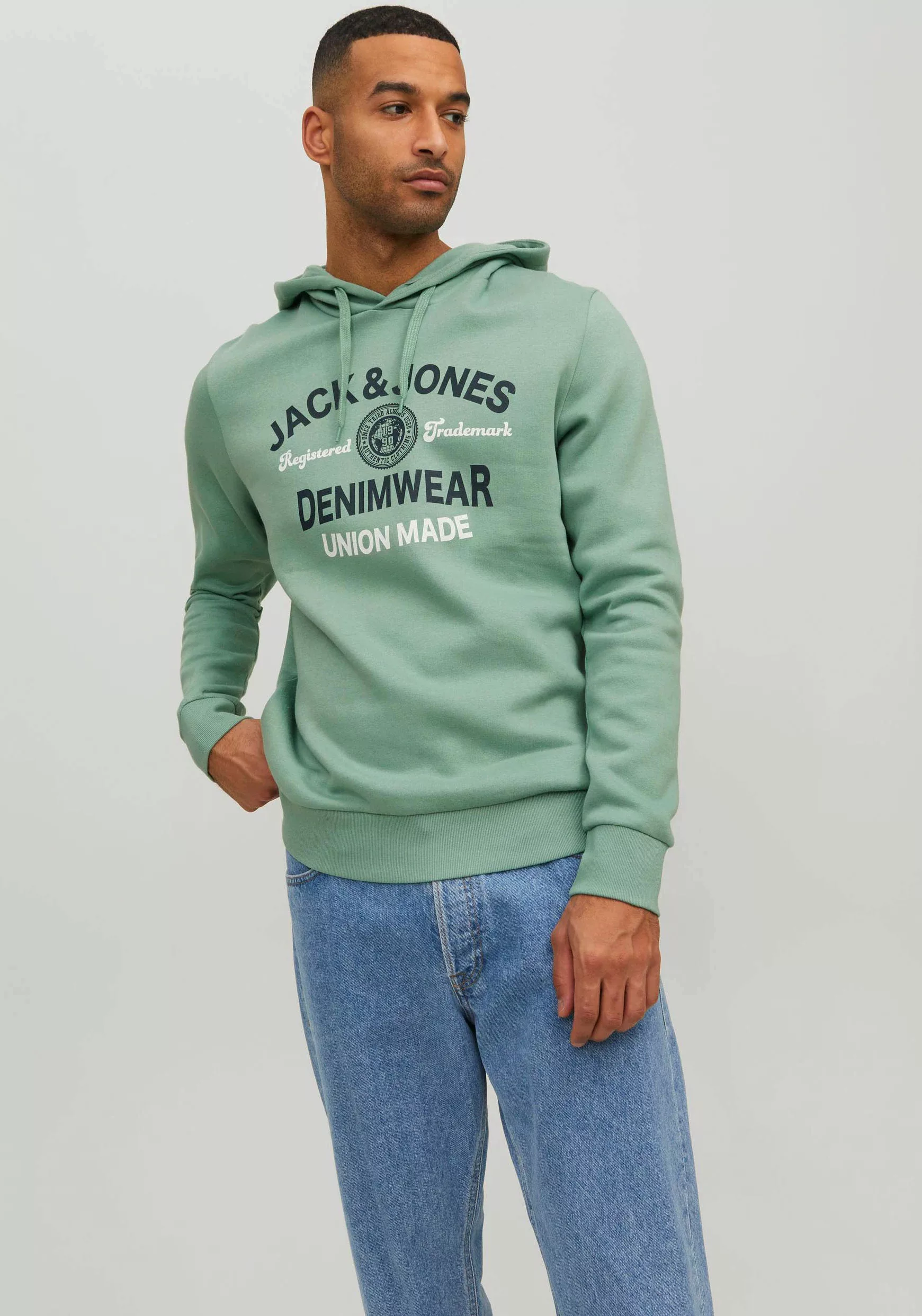 Jack & Jones Kapuzensweatshirt LOGO SWEAT HOOD günstig online kaufen