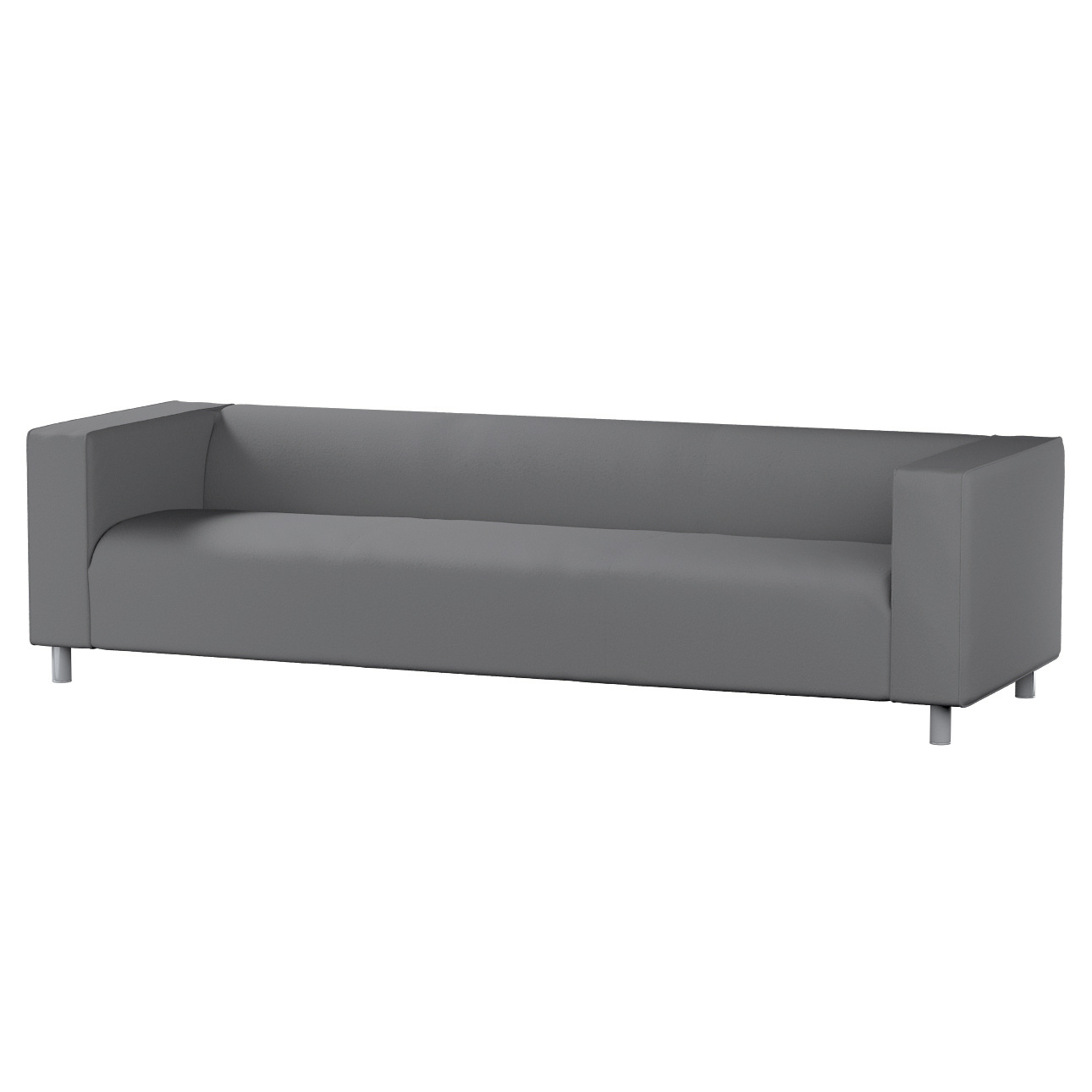 Bezug für Klippan 4-Sitzer Sofa, grau, Bezug für Klippan 4-Sitzer, Bouclé ( günstig online kaufen