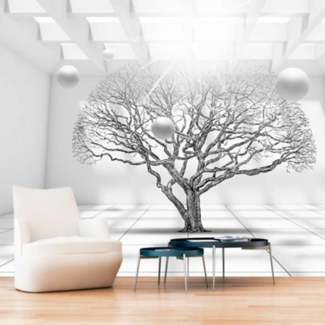 artgeist Fototapete Tree of Future schwarz/weiß Gr. 300 x 210 günstig online kaufen