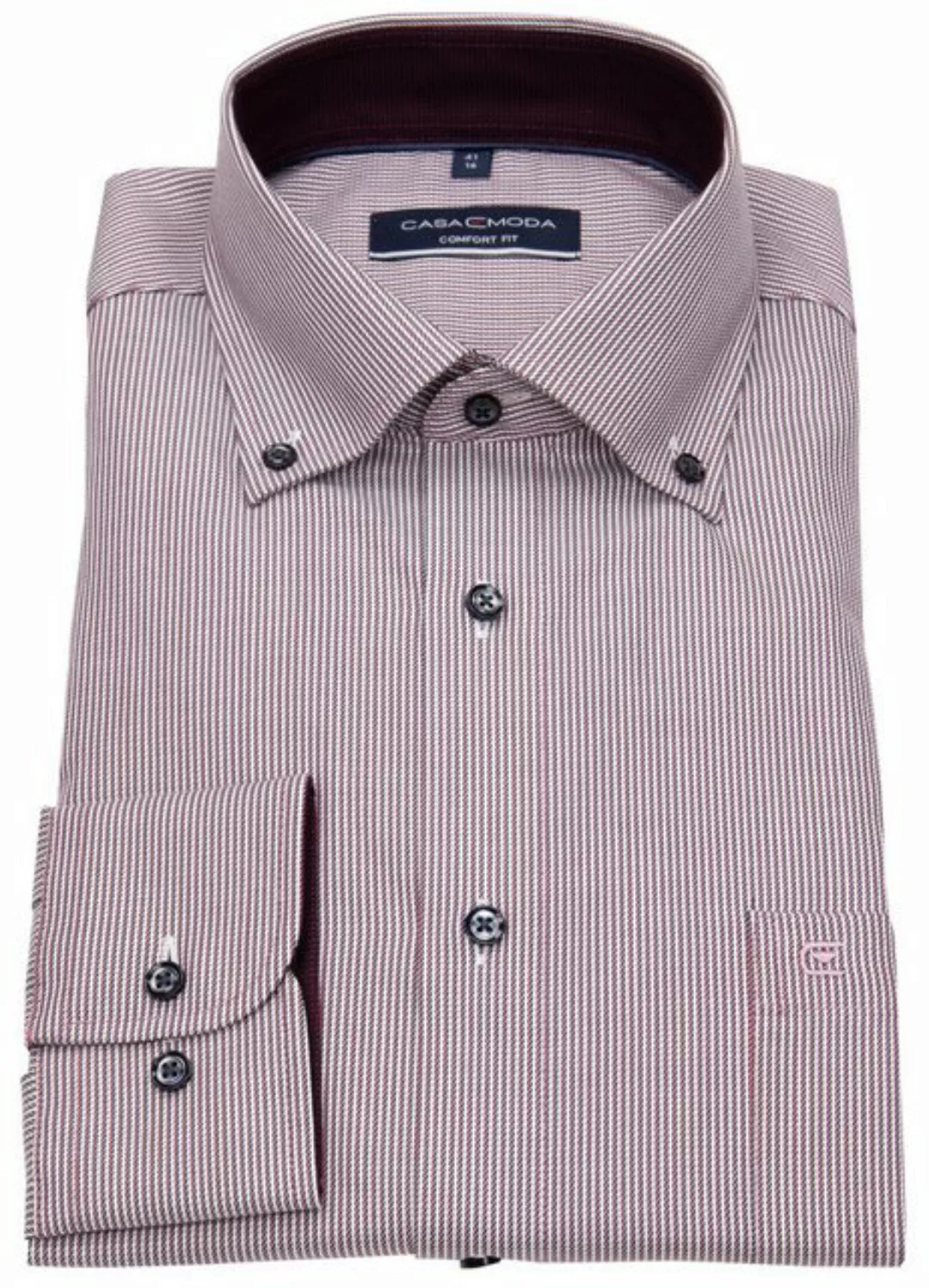 CASAMODA Businesshemd Casamoda Comfort Fit bügelfrei Button-Down-Kragen günstig online kaufen