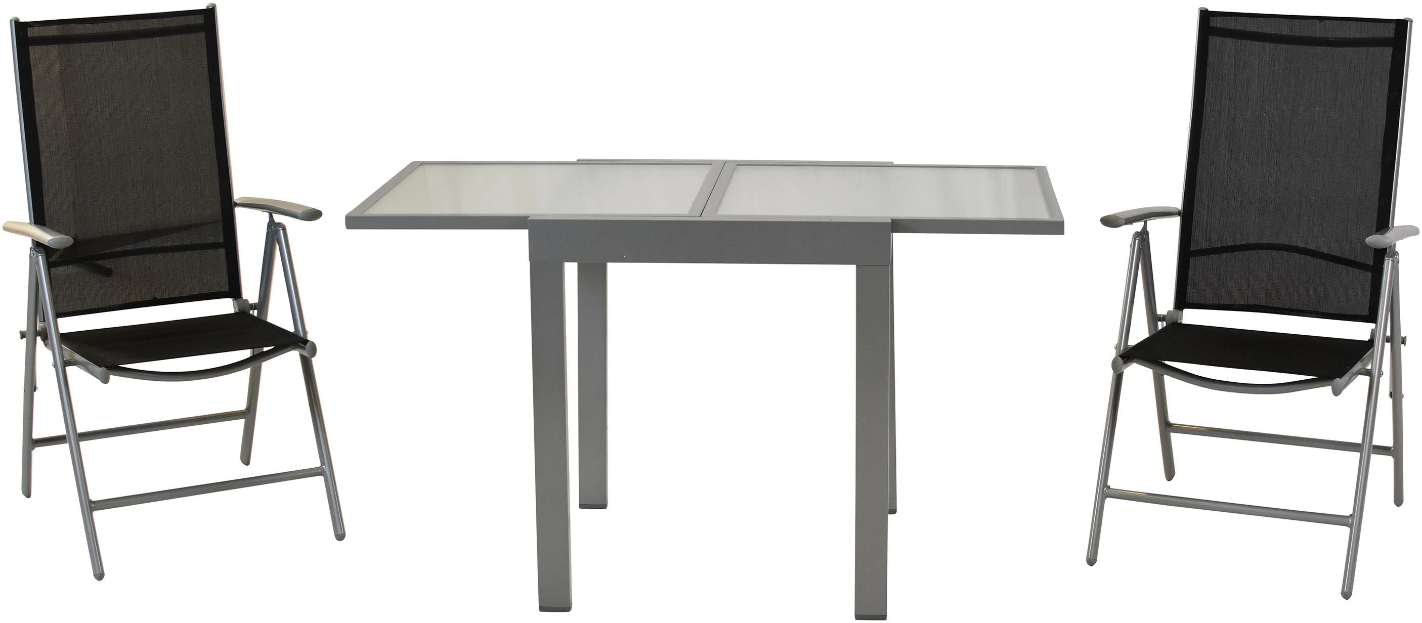 MERXX Balkonset "Amalfi", mit ausziehbarem Tisch: 65/ 130 cm günstig online kaufen