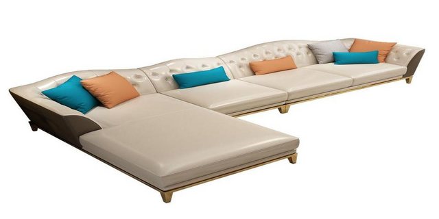 Xlmoebel Ecksofa Sofa-Garnitur mit L-förmigem Design, Polsterung und Wohnla günstig online kaufen