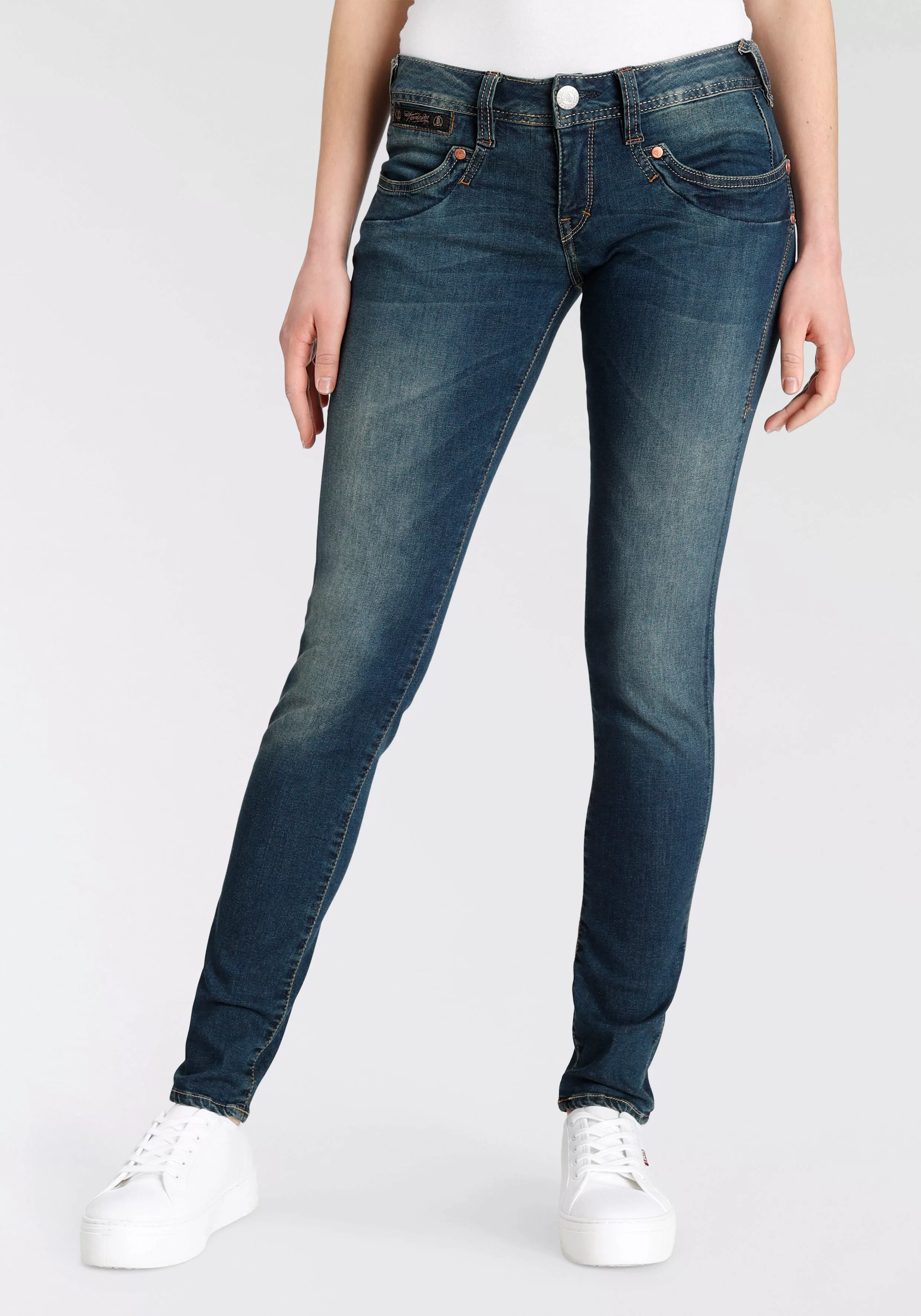 Herrlicher Röhrenjeans "Jeans Piper Slim Organic Denim", umweltfreundlich d günstig online kaufen