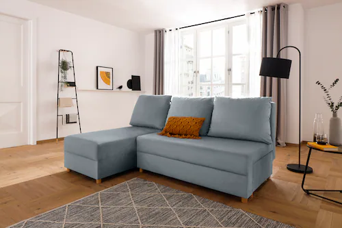 INOSIGN Ecksofa »Mick L-Form«, Longchair links/rechts montierbar, wahlweise günstig online kaufen