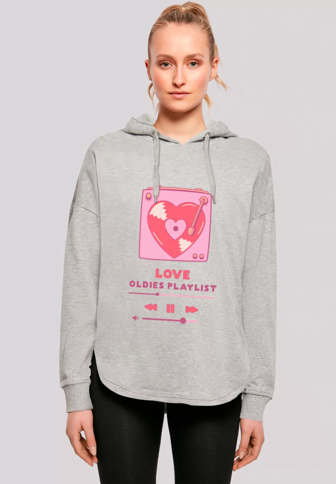 F4NT4STIC Kapuzenpullover "Love Oldies Playlist Valentinstag", Premium Qual günstig online kaufen
