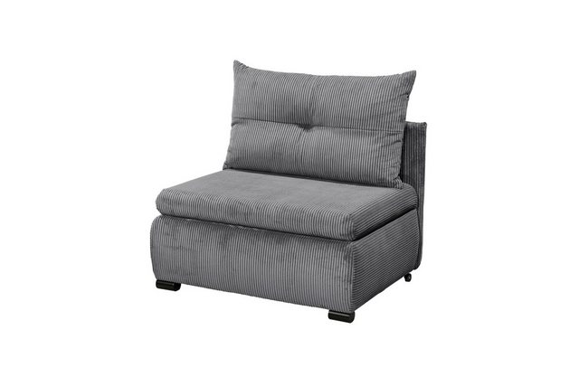 freiraum Schlafsofa CHARLIE 1FBK, Liegefläche 100x200cm, ash - 103x75x83 (B günstig online kaufen