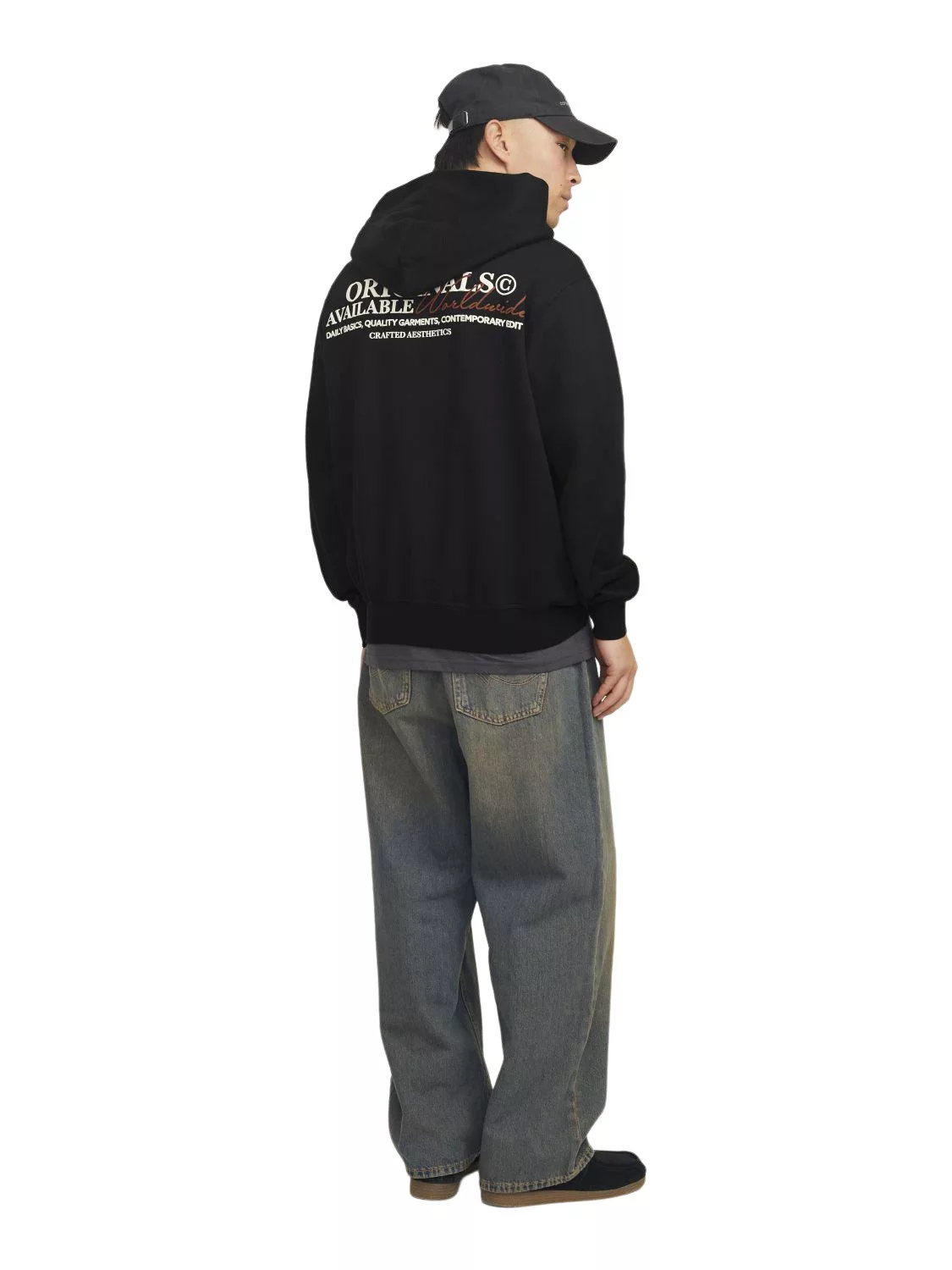 Jack & Jones Herren Hoodie Kapuzenpullover JORISLINGTON BACK SWEAT HOOD- Re günstig online kaufen