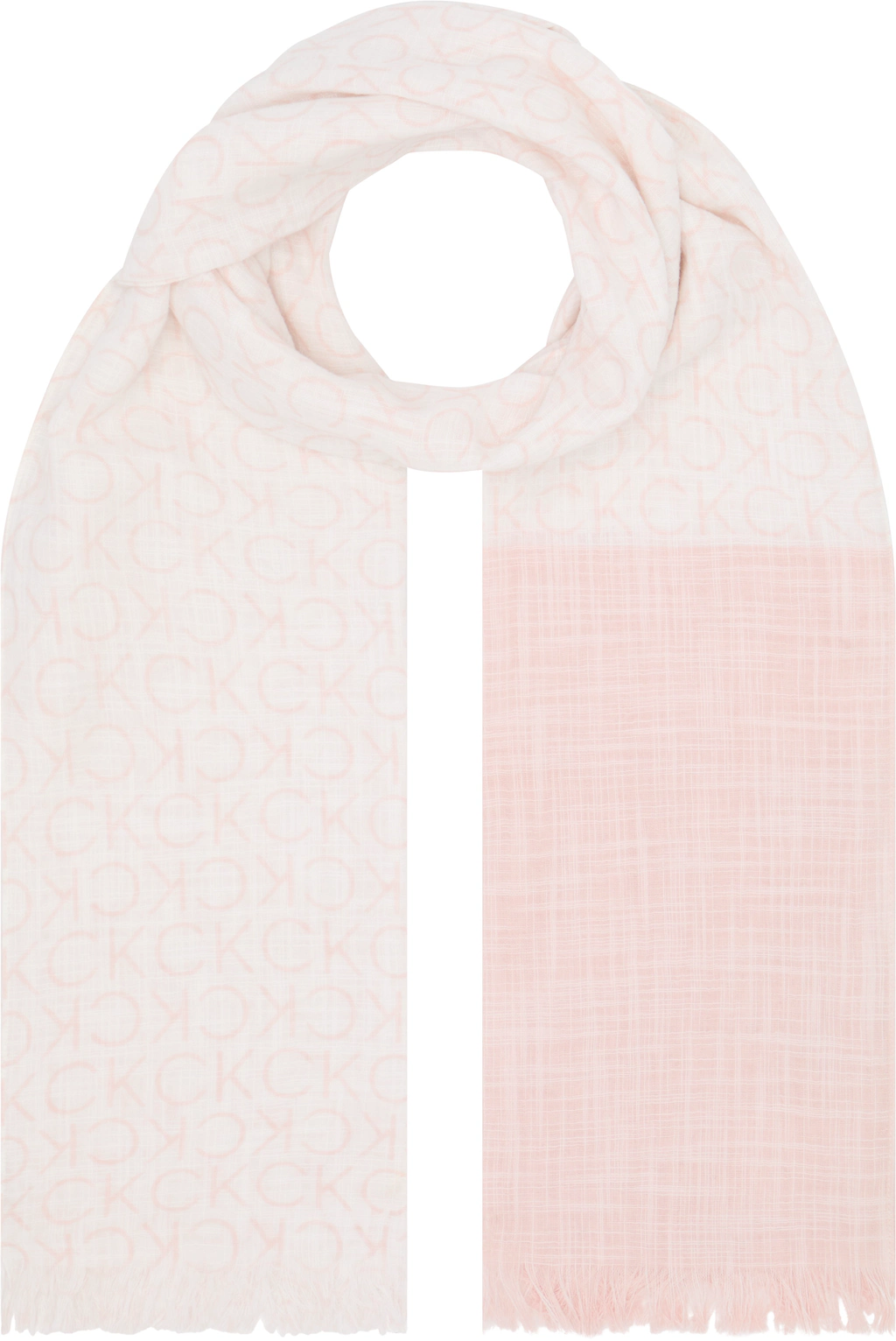 Calvin Klein Schal "MONOGRAM COTTON GAUZE STOLE", mit Logomuster günstig online kaufen