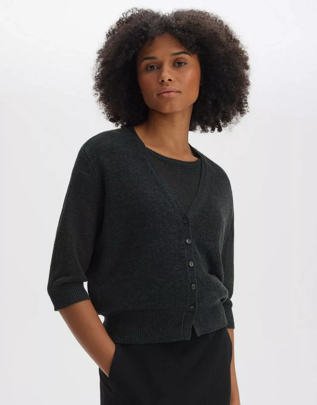 OPUS Cardigan Dorifa lockere Passform Feinstrick günstig online kaufen