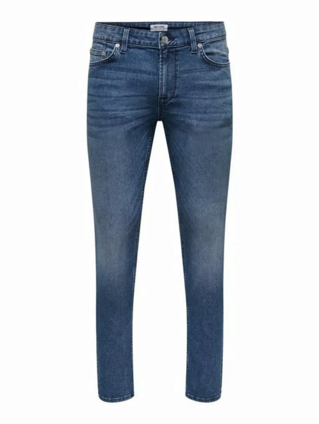 ONLY & SONS Slim-fit-Jeans Slim Fit Jeans Basic Hose Stoned Washed Denim Pa günstig online kaufen