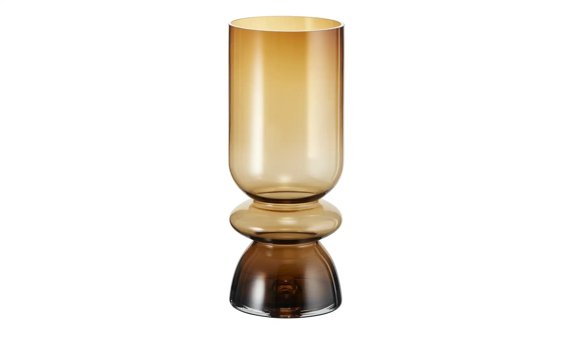 HOME STORY Vase   ¦ braun ¦ Glas ¦ Maße (cm): H: 36  Ø: 14.5 Accessoires > günstig online kaufen