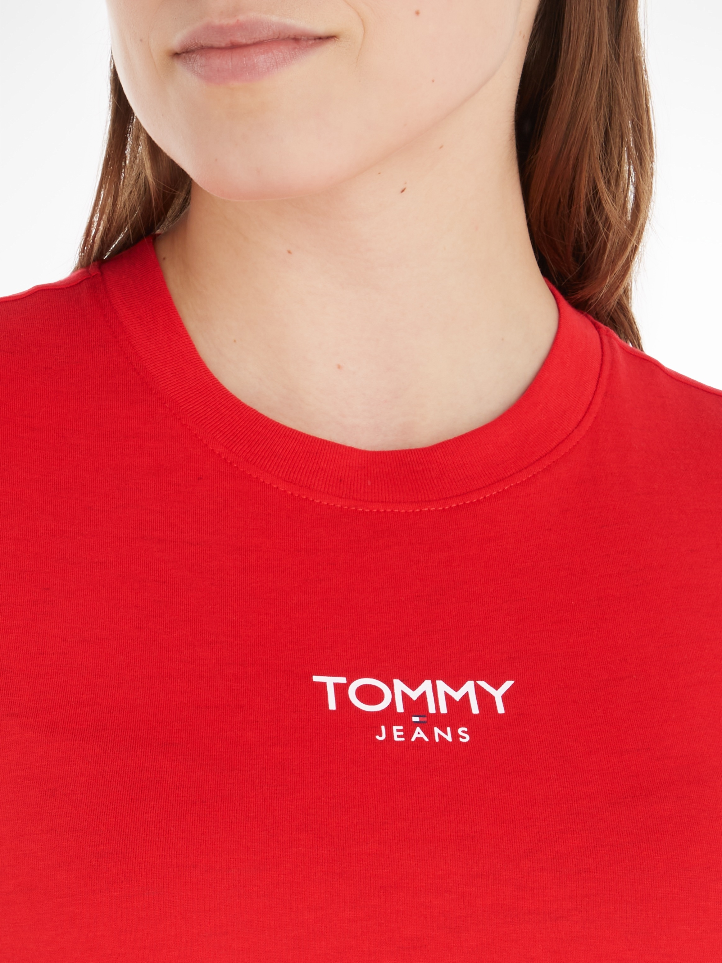 Tommy Jeans T-Shirt TJW BBY ESSENTIAL LOGO 1 SS mit Tommy Jeans Logo günstig online kaufen
