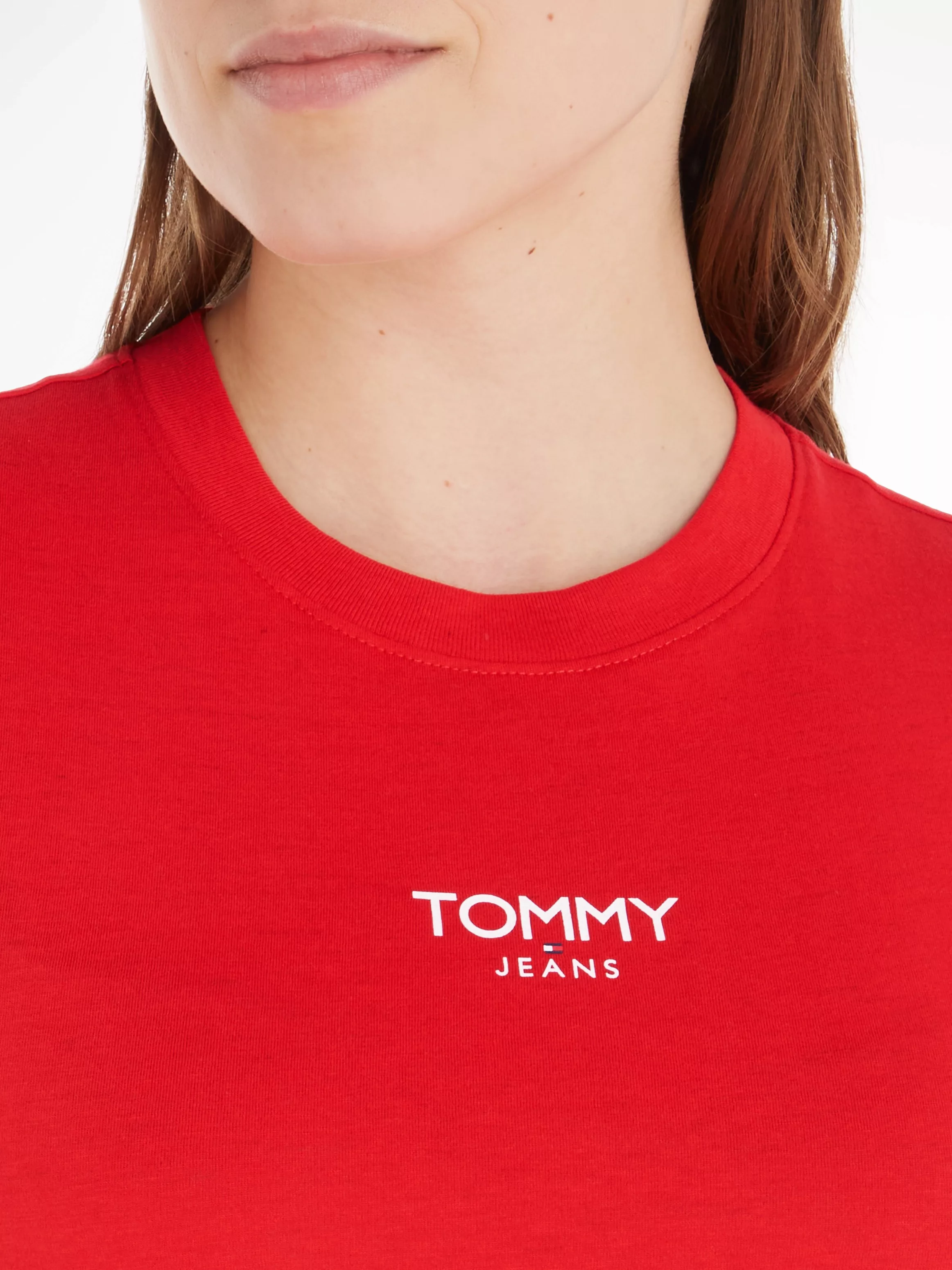 Tommy Jeans T-Shirt TJW BBY ESSENTIAL LOGO 1 SS mit Tommy Jeans Logo günstig online kaufen