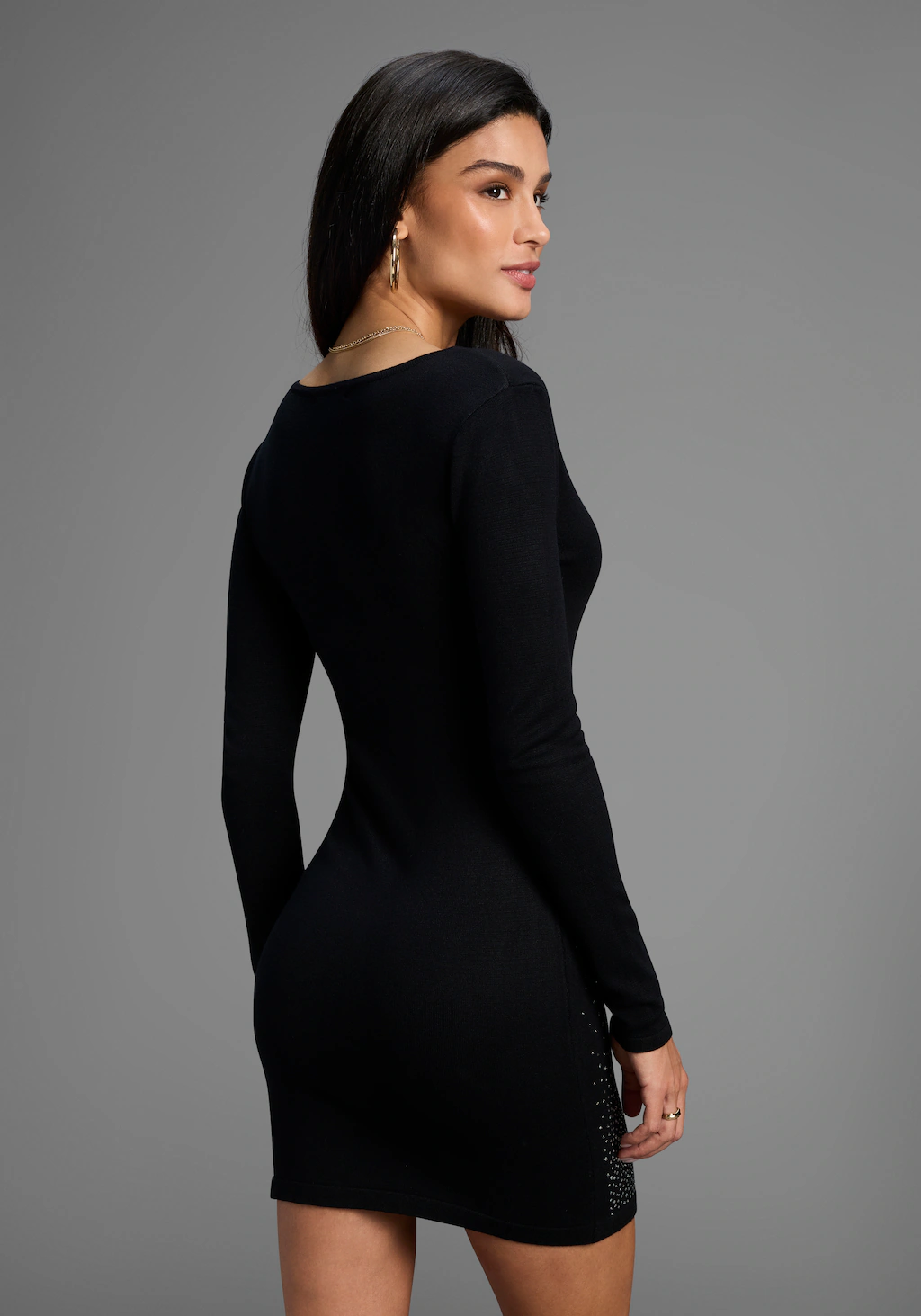 Melrose Strickkleid, für elegante Anlässe, Mini-Länge, feminin geschnitten günstig online kaufen