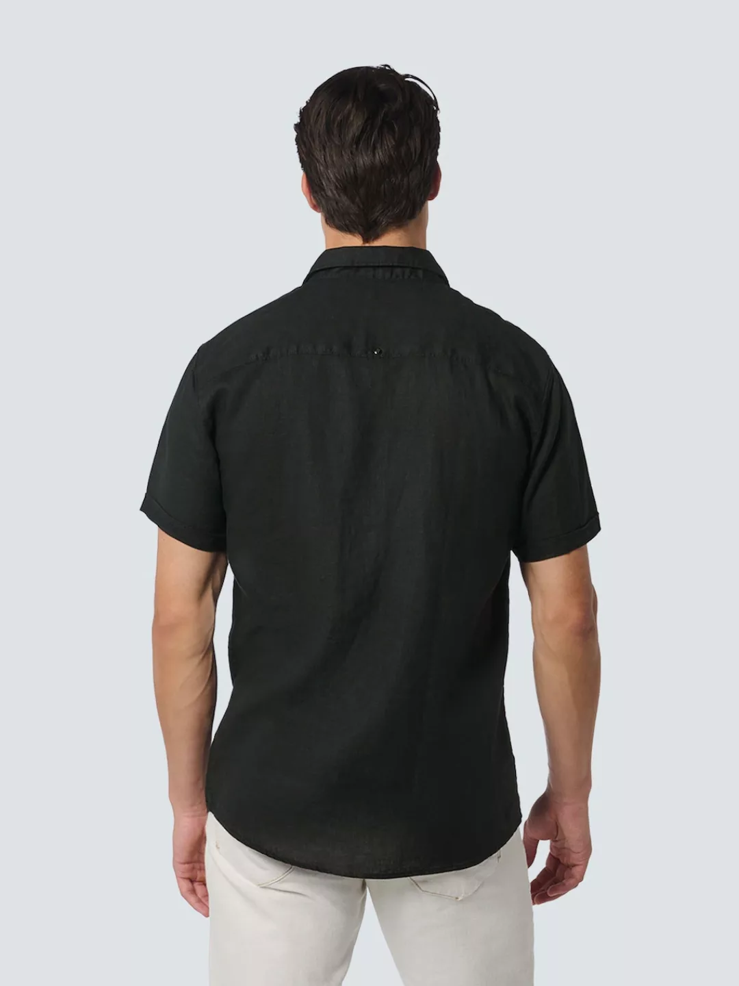 NO EXCESS Kurzarmhemd aus reinem Leinen günstig online kaufen