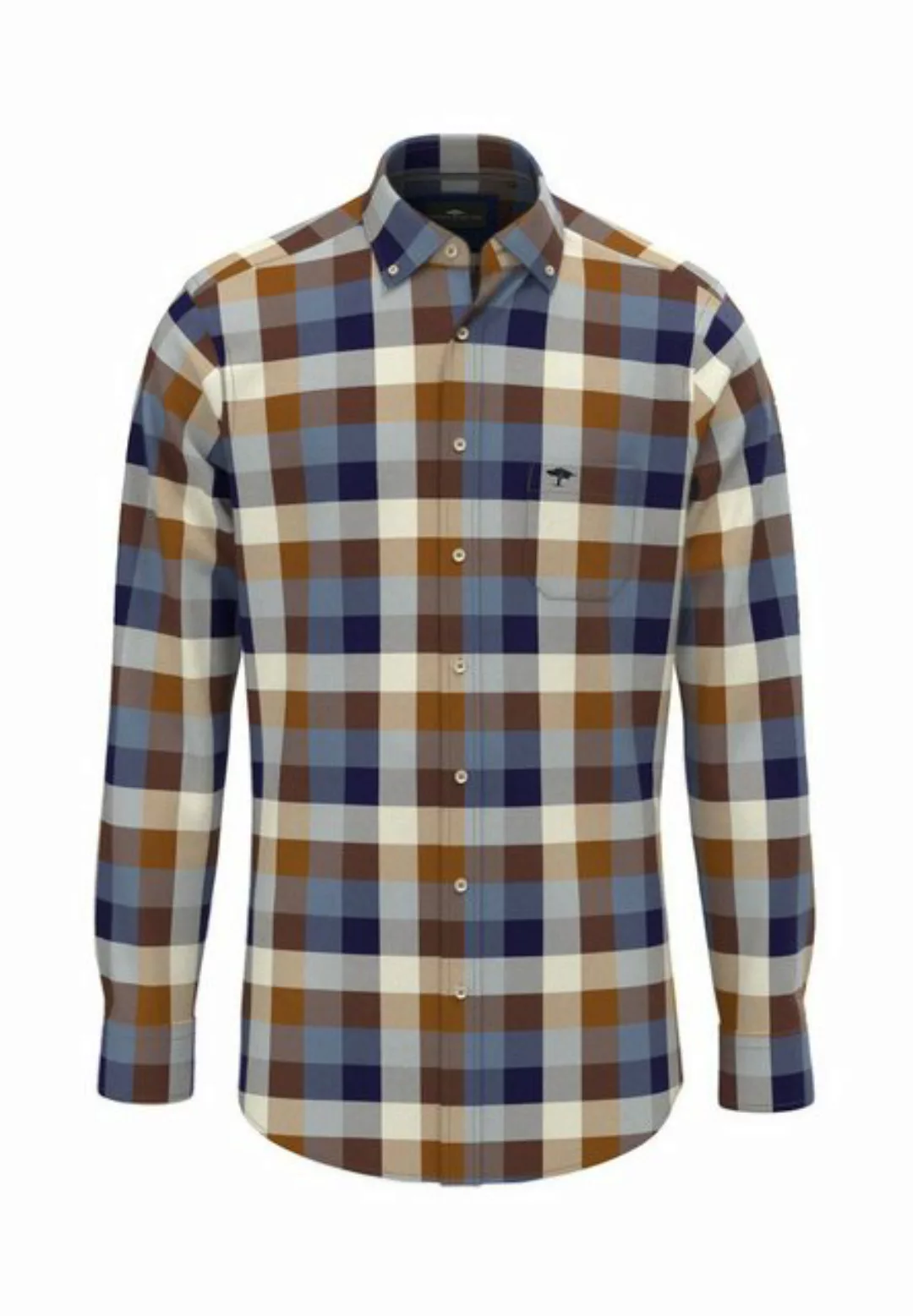 FYNCH-HATTON Langarmhemd Herren Hemd COLORFUL FLANELL (1-tlg) günstig online kaufen