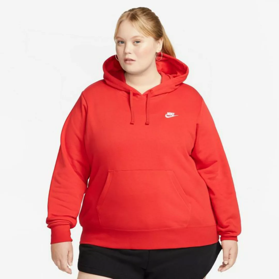 Nike Sportswear Kapuzensweatshirt CLUB FLEECE WOMEN'S PULLOVER HOODIE (PLUS günstig online kaufen