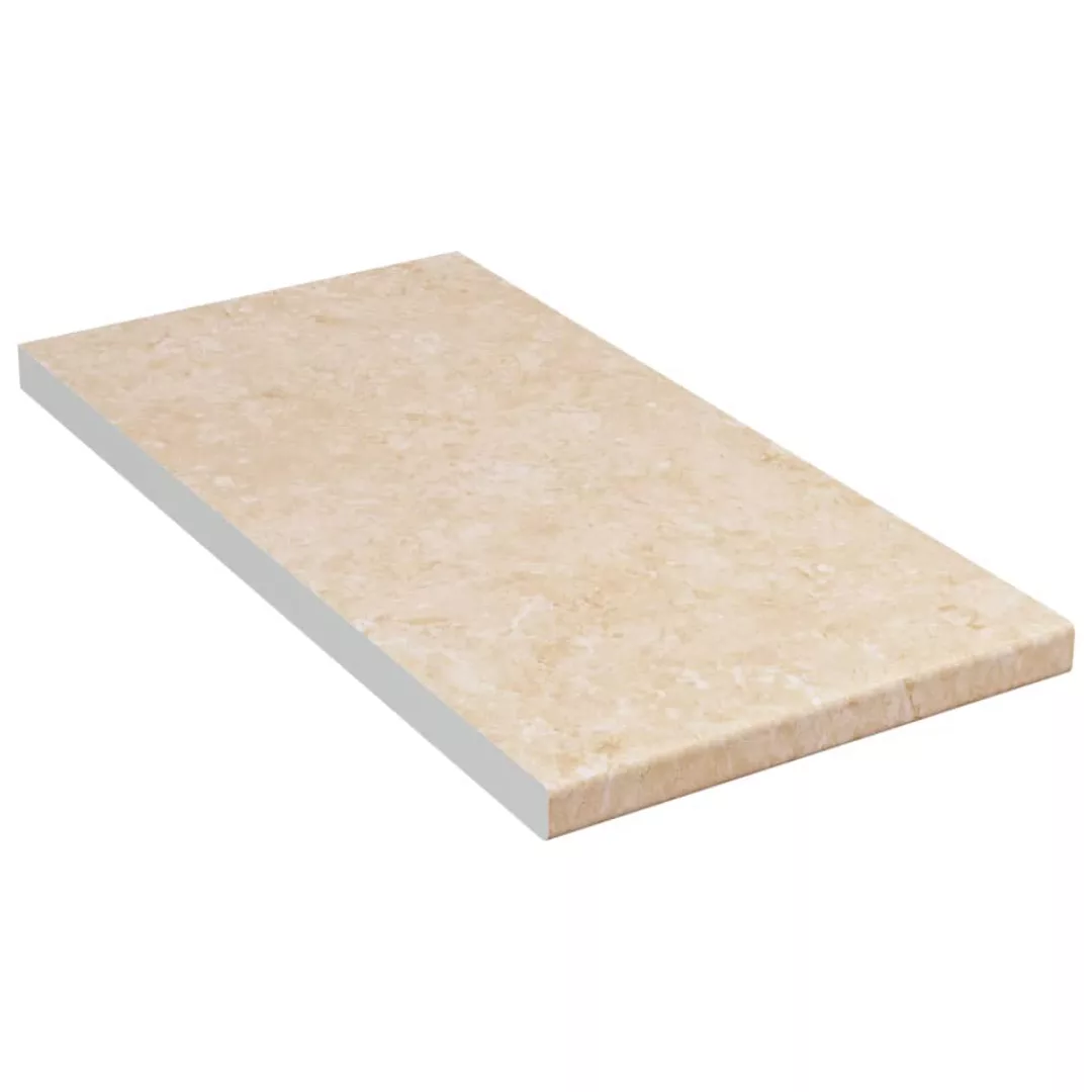 Küchenarbeitsplatte Beige Mit Marmor-struktur 30x60x2,8 Cm Spanplatte günstig online kaufen