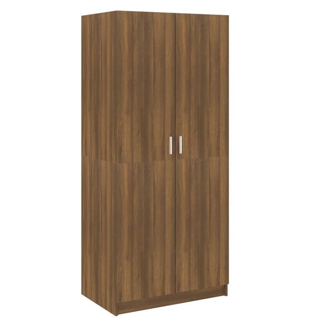 vidaXL Kleiderschrank Kleiderschrank Braun Eichen-Optik 80x52x180 cm Spanpl günstig online kaufen