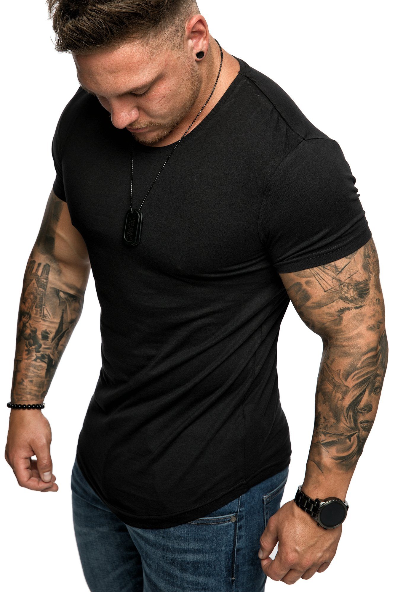 Amaci&Sons T-Shirt TACOMA Basic T-Shirt mit günstig online kaufen