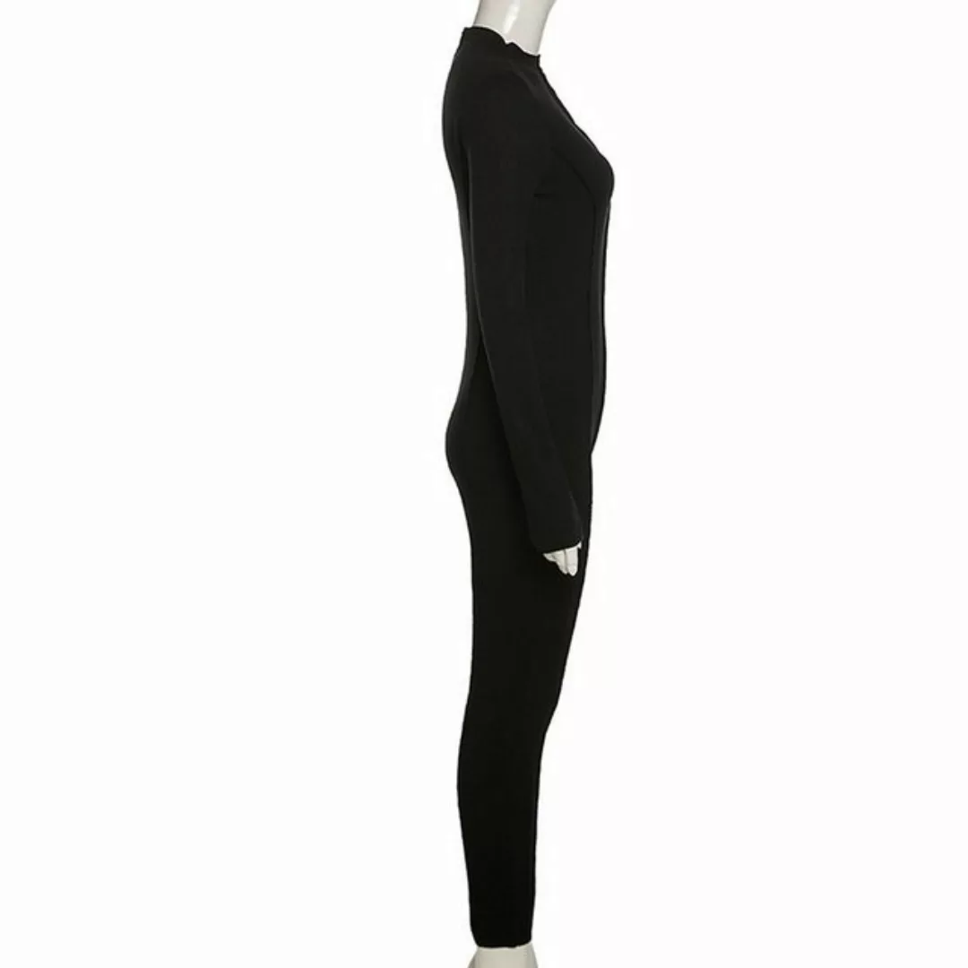 FIDDY Overall Stylischer Rollkragenpullover mit hoher Taille und schmalem S günstig online kaufen