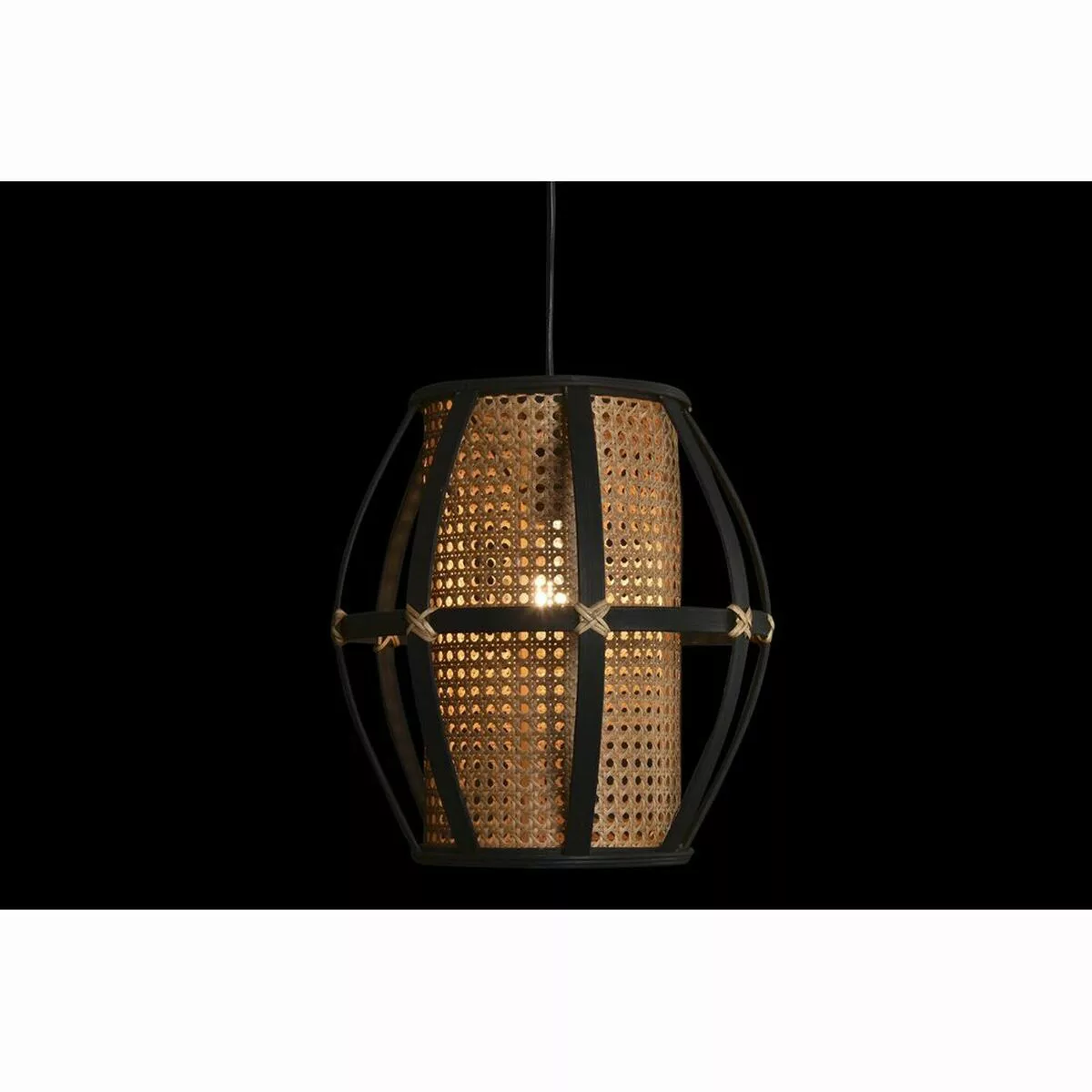 Deckenlampe Dkd Home Decor Schwarz Braun 220 V 50 W (34 X 34 X 35 Cm) günstig online kaufen