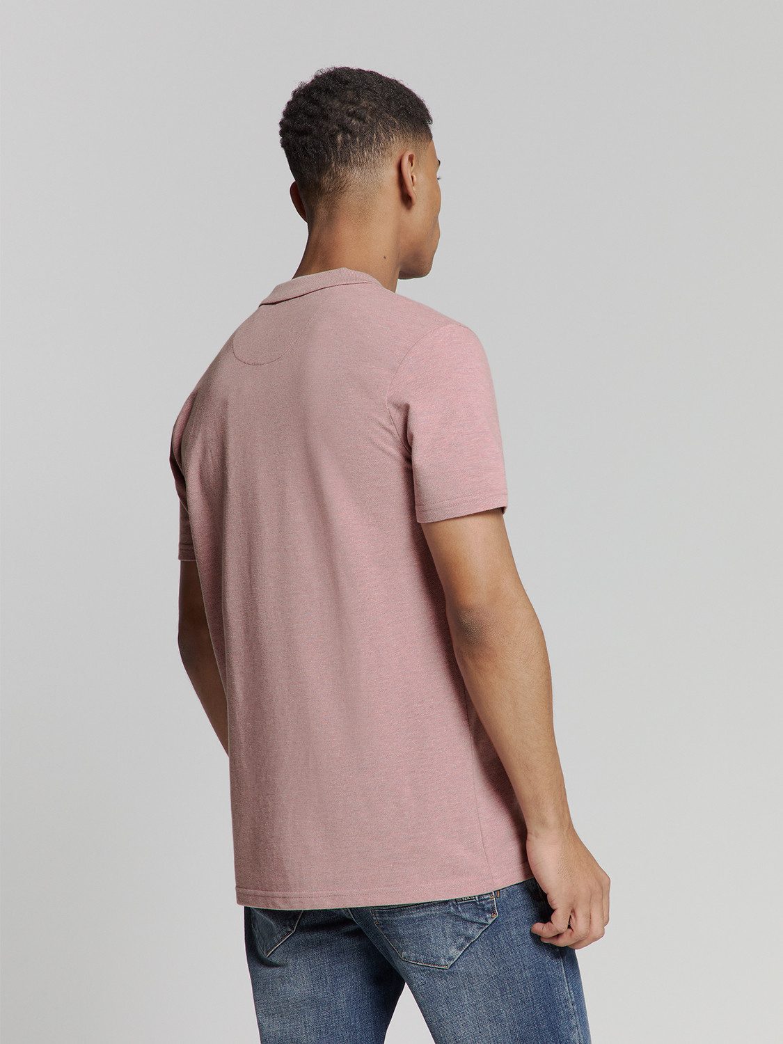 NO EXCESS Poloshirt "No Excess Poloshirt Polo Melange" günstig online kaufen