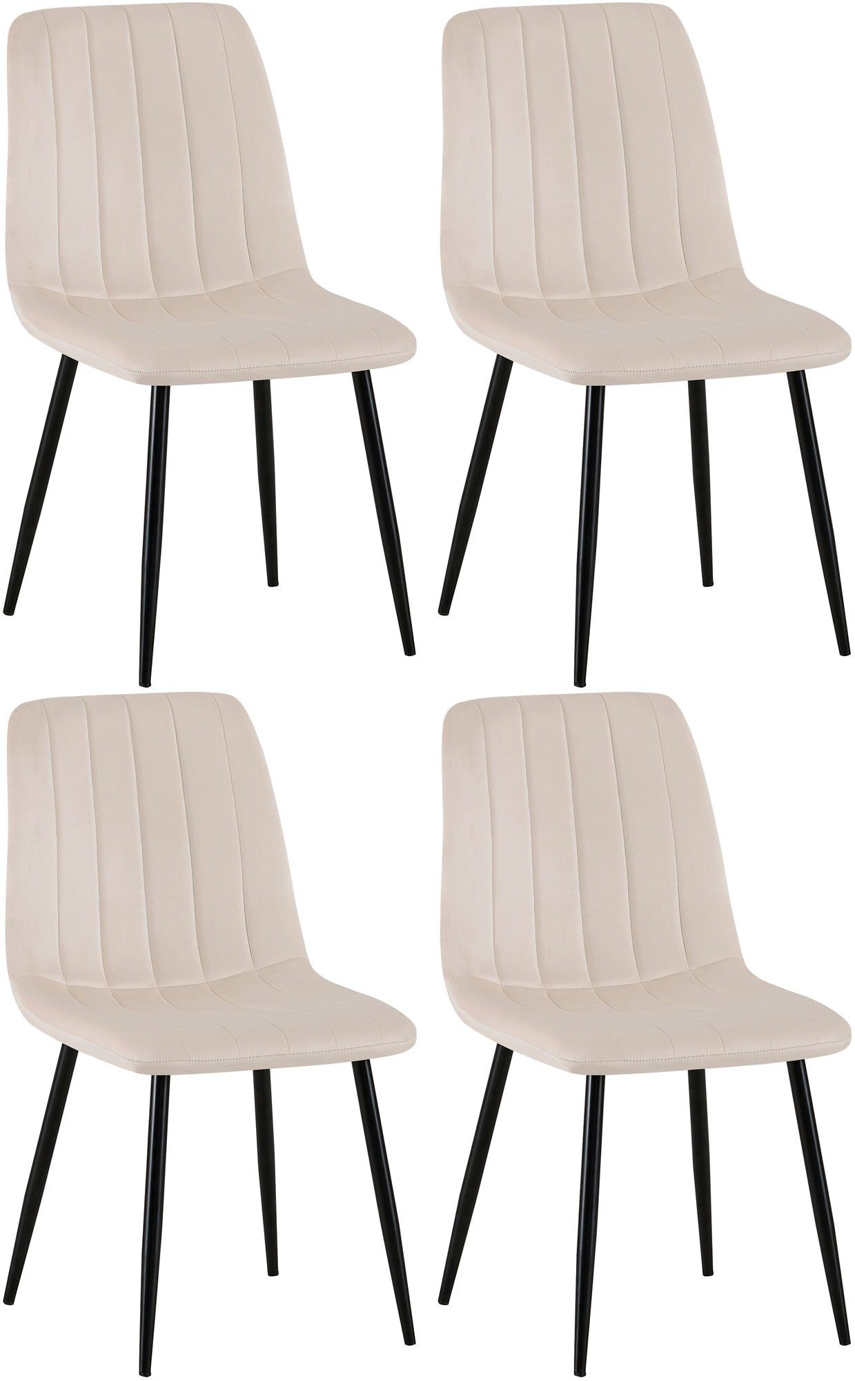 CLP Esszimmerstuhl Dijon (4er Set), gepolstert, günstig online kaufen