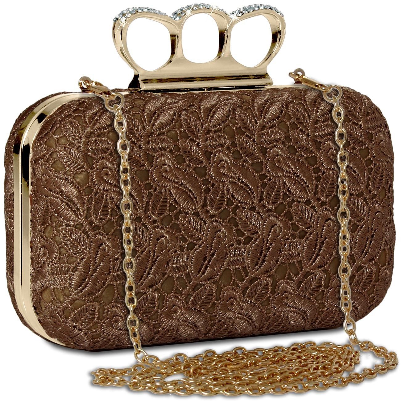 Caspar Clutch TA290 Damen Schlagring Box günstig online kaufen