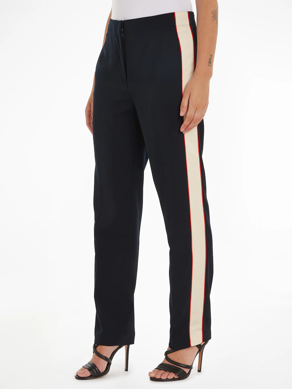 Tommy Hilfiger Webhose "COLOR BLOCK SLIM STRAIGHT PANT", mit Seitenstreifen günstig online kaufen