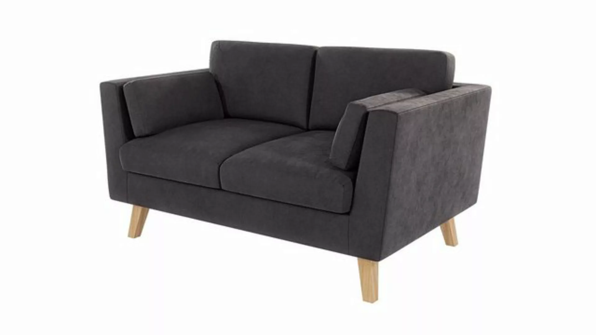 S-Style Möbel 2-Sitzer Sofa Angeles im skandinavischen Design, mit Wellenfe günstig online kaufen